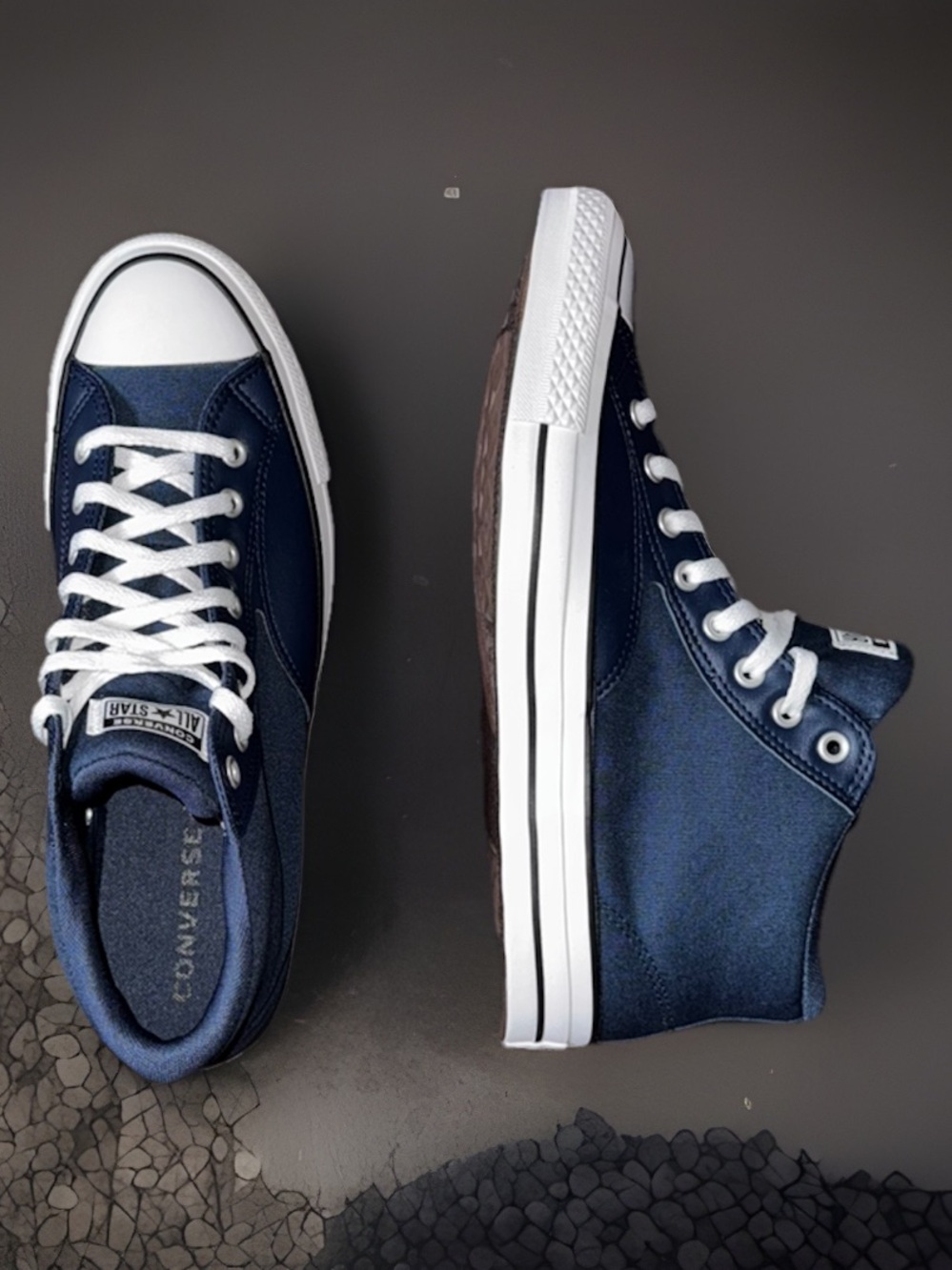 Converse Chuck Taylor All Star Malden Street Mid Sneaker A11706F Men’s Navy NIB - Picture 2 of 15